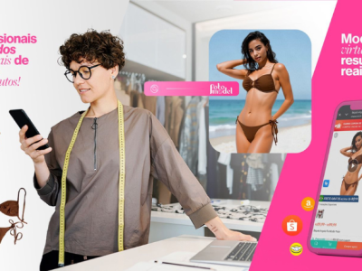 FotoModel destaca que usar fotografias geradas por IA agiliza o lançamento de novas coleções com qualidade profissional.