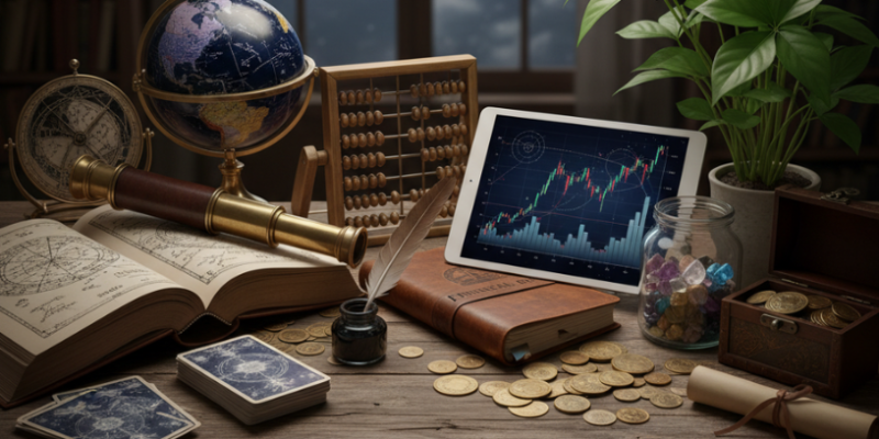 Márcio Pires de Moraes mostra como a astrologia pode revelar padrões de comportamento que influenciam decisões financeiras.